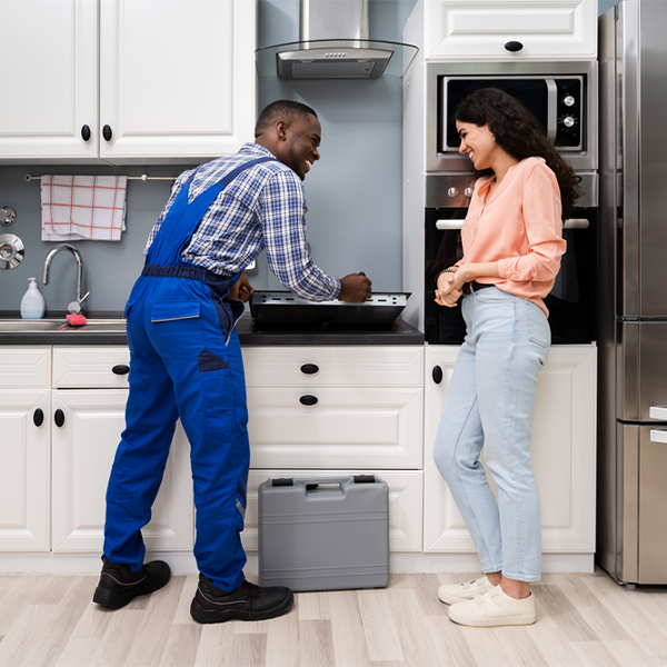 can you provide an estimate for cooktop repair before beginning any work in Ridge NY